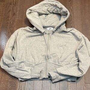 JoyLab Gray Zip-Up Hoodie